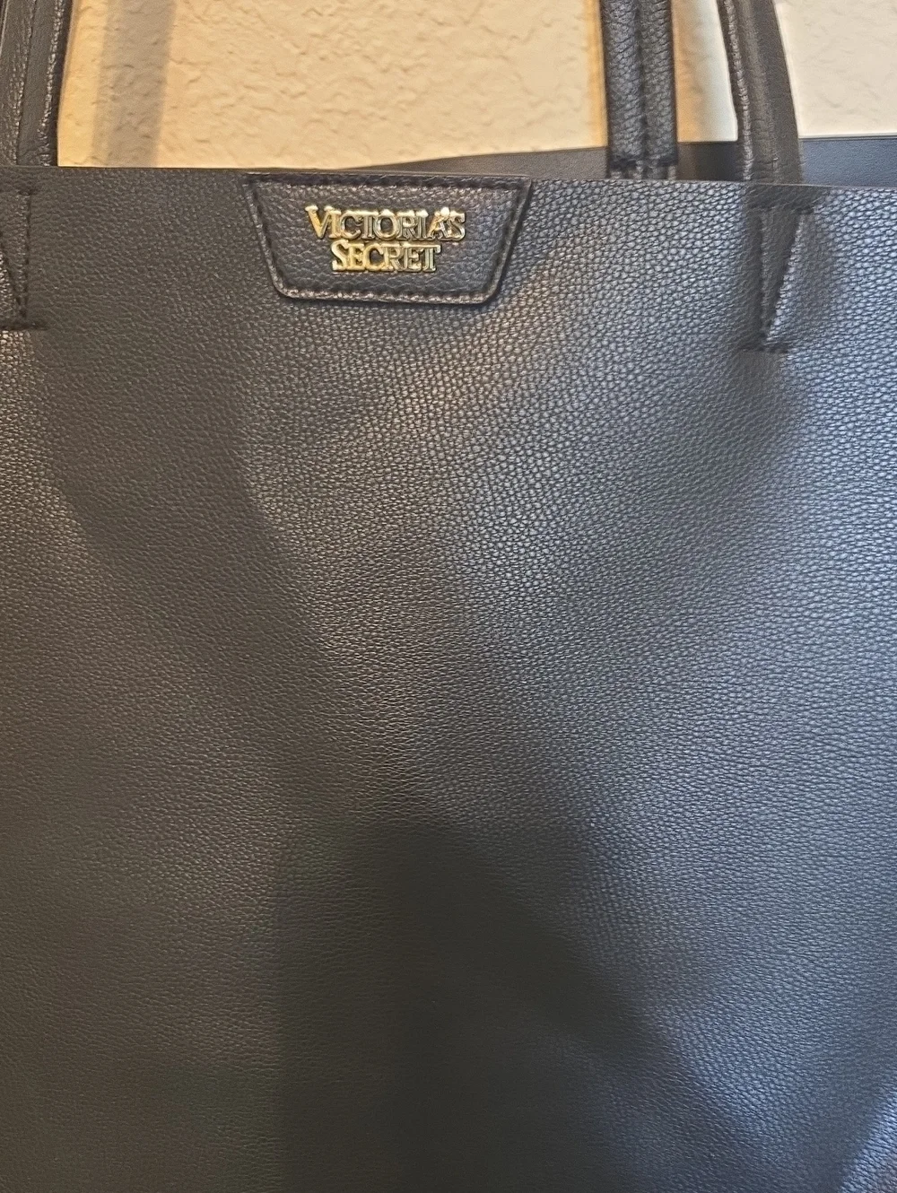 Victoria Secret Black Fringe Tote Bag
